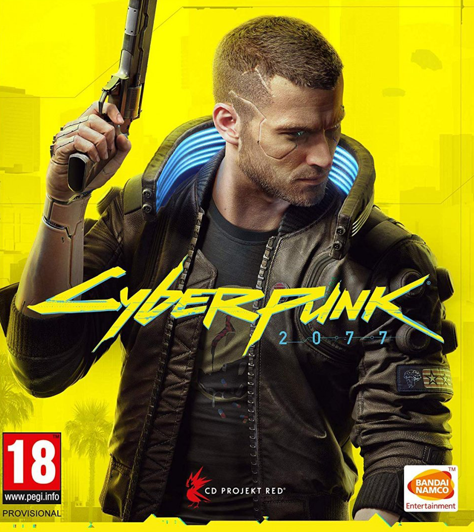 cyberpunk game cover graphic