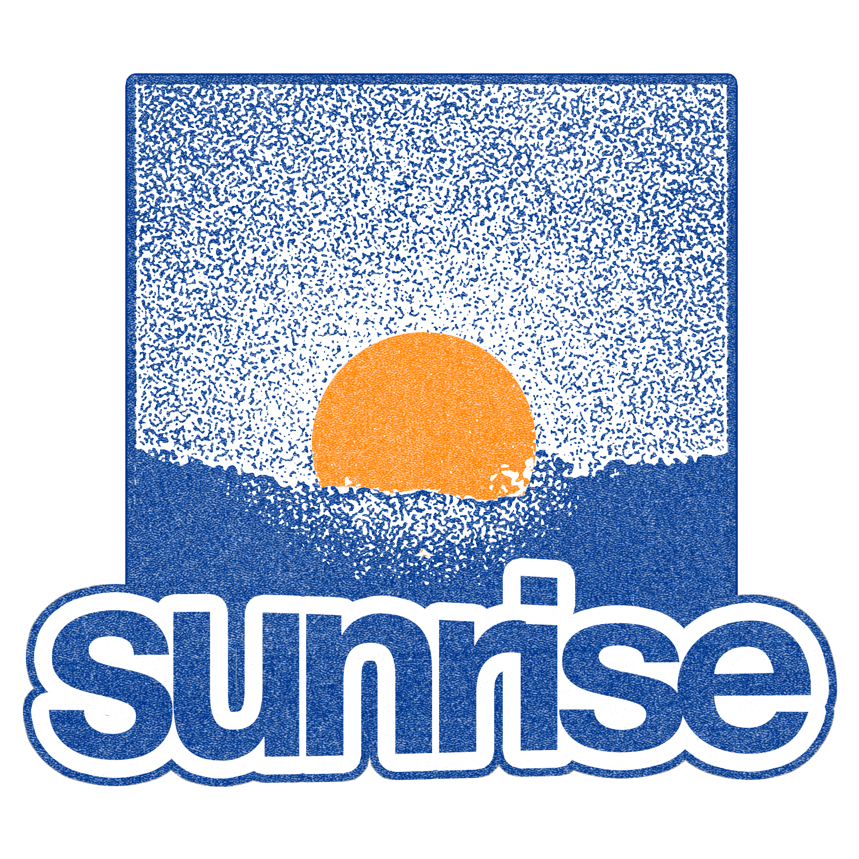 sunrise thrift blue logo