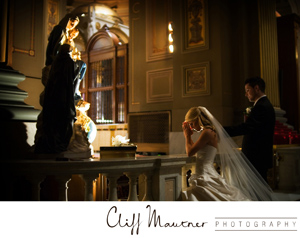 Bride and Groom praying