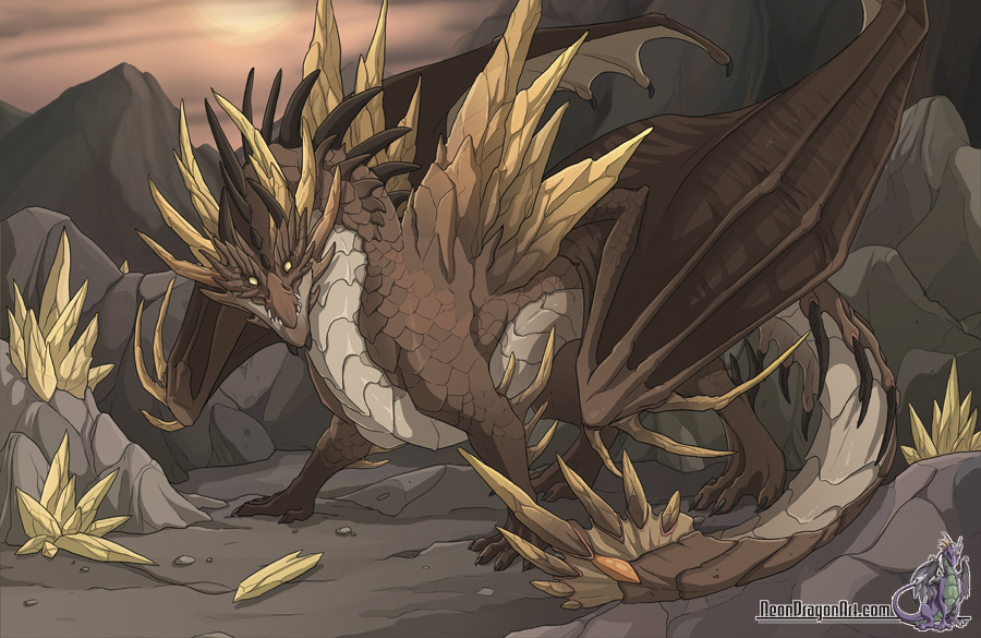 Spiked Dragon by NeonDragon